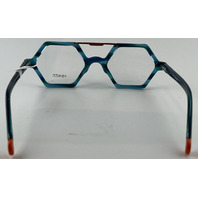 MENIZZI MK501 GLASSES 02 CRYSTAL GREEN FRAMES 46-19-130 UNISEX EYEGLASSES