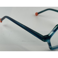 MENIZZI MK501 GLASSES 02 CRYSTAL GREEN FRAMES 46-19-130 UNISEX EYEGLASSES