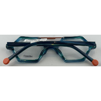 MENIZZI MK501 GLASSES 02 CRYSTAL GREEN FRAMES 46-19-130 UNISEX EYEGLASSES