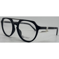 SCHUBACH ORIGINALS SPR092 C82 51-19-143 BLACK/GREY FADE WOOD EYEGLASSES FRAMES