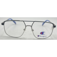 CHAMPION WIL C02 56-16-148 SILVER/NAVY METAL EYEGLASS FRAMES