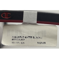 CHAMPION HUSTLE C01 53-17-135 BLACK/RED POWER FLEX EYEGLASS FRAMES