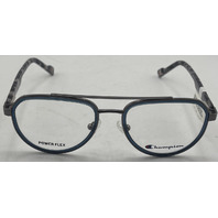 CHAMPION NAB 50-17-135 BLUE CRYSTAL/GUN POWER FLEX EYEGLASS FRAMES