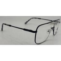 CHAMPION SAM C03 57-15-145 BLACK/BLUE EYEGLASS FRAMES