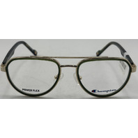 CHAMPION NAB 50-17-135 OLIVE GREEN/GOLD EYEGLASS FRAMES