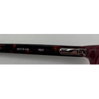 CASINO AMY 55-15-140 RED EYEGLASS FRAMES