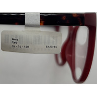 CASINO AMY 55-15-140 RED EYEGLASS FRAMES