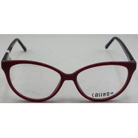 CASINO AMY 55-15-140 RED EYEGLASS FRAMES