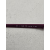 CHEM TECH 5007 JAMIE RASPBERRY 46-18-140 +1.25 EYEGLASSES