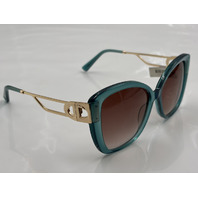 CHAMPION APONI CO2 TEAL GOLD 56-15-140 WOMEN'S POLARIZED SUNGLASSES