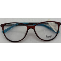 ROGUE R1015 54-14-135 BROWN/AQUA UNISEX EYEGLASSES FRAMES