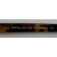 DANNY GOKEY DG 116 49-20-145 CRYSTAL/BLUE MENS EYEGLASS FRAMES