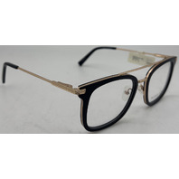 DANNY GOKEY DG126 50-19-140 BLACK/GOLD MENS EYEGLASS FRAMES
