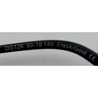 DANNY GOKEY DG126 50-19-140 BLACK/GOLD MENS EYEGLASS FRAMES