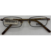 LOL EYEWEAR VE LOL-17 44-16-125 BROWN UNISEX EYEGLASSES FRAMES