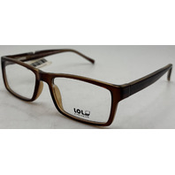 LOL EYEWEAR LOL-24 47-16-130 BROWN CRYSTAL UNISEX EYEGLASSES FRAMES
