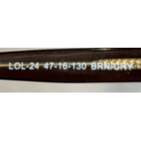 LOL EYEWEAR LOL-24 47-16-130 BROWN CRYSTAL UNISEX EYEGLASSES FRAMES