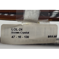 LOL EYEWEAR LOL-24 47-16-130 BROWN CRYSTAL UNISEX EYEGLASSES FRAMES