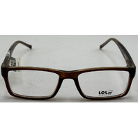 LOL EYEWEAR LOL-24 47-16-130 BROWN CRYSTAL UNISEX EYEGLASSES FRAMES
