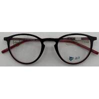 ULTEM AIR A7031 48-21-140 BLACK/RED WOMENS EYEGLASSES FRAMES