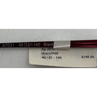 ULTEM AIR A7031 48-21-140 BLACK/RED WOMENS EYEGLASSES FRAMES