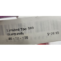 LIMITED TOO L100 GLASSES BURGUNDY FRAMES 46-17-130 WOMENS EYEGLASSES