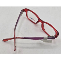 LIMITED TOO L100 GLASSES BURGUNDY FRAMES 46-17-130 WOMENS EYEGLASSES