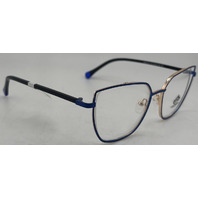 FUNKY MUNKEE BOM1101 52-18-135 C3 BLUE WOMENS EYEGLASS FRAMES