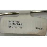 FUNKY MUNKEE BOM1147 56-17-135 C3 RED/GOLD WOMENS EYEGLASS FRAMES