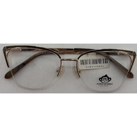 FUNKY MUNKEE BOM1116 54-17-140 C3 GOLD WOMENS EYEGLASS FRAMES