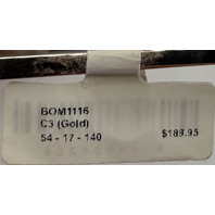 FUNKY MUNKEE BOM1116 54-17-140 C3 GOLD WOMENS EYEGLASS FRAMES