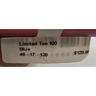 LIMITED TOO L100 GLASSES BLUE FRAMES 46-17-130 WOMENS EYEGLASSES