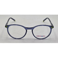 LIMITED TOO LT9042 GLASSES BLUE/YELLOW FRAMES 47-17-135 UNISEX EYEGLASSES