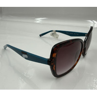 FILA  SFI183 HAVANA 56-17-140 WOMENS SUNGLASSES IN TORTOISE AND TEAL