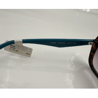 FILA  SFI183 HAVANA 56-17-140 WOMENS SUNGLASSES IN TORTOISE AND TEAL