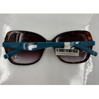 FILA  SFI183 HAVANA 56-17-140 WOMENS SUNGLASSES IN TORTOISE AND TEAL