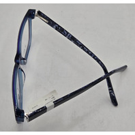 SCHUBACH ORIGINALS CHIC JUSTINE GLASSES BLUE FRAMES 57-17-150 WOMENS EYEGLASSES