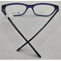 SCHUBACH ORIGINALS CHIC JUSTINE GLASSES BLUE FRAMES 57-17-150 WOMENS EYEGLASSES