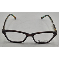 SCHUBACH ORIGINALS VE TE JUICE GLASSES BROWN FRAMES 51-16-135 WOMENS EYEGLASSES
