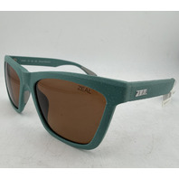ZEAL CUMULUS 12684 FRAME COLOR LEAF LENSCOPPER 55-20-135 UNISEX PLRZD SUNGLASSES