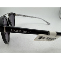 ISAAC MIZRAHI IM30215 FRAME COLOR BLACK 50-23-140 WOMEN'S POLARIZED SUNGLASSES