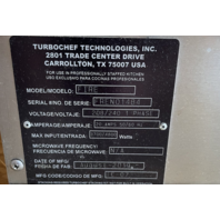 TURBOCHEF FIRE RED COUNTERTOP PIZZA OVEN VENTLESS OPERATION 08/19