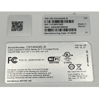 CISCO CATALYST C9120AXE-B WIRELESS ACCESS POINT 9120AXE SERIES B DOMAIN 802.11AX