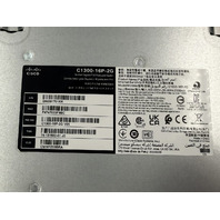 CISCO CATALYST C1300 C1300-16P-2G 16-PORT GIGABIT POE+ MANAGED NETWORK SWITCH
