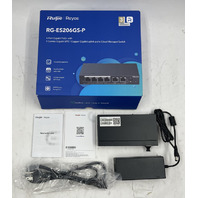 RUIJIE REYEE RG-ES206GS-P GIGABIT SMART CLOUD MANAGED 4 PORT POE+ WITH 54W