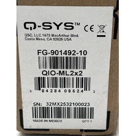 Q-SYS QIO-ML2X2 NETWORK AUDIO I/O EXPANDER FG-901492-10