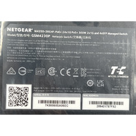 NETGEAR M4250-26G4F-POE+ AV LINE MANAGED SWITCH GSM4230P-100NAS