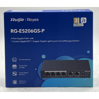 REYEE RUIJIE RG-ES206GS-P 6-PORT GBE SMART POE+ SWITCH