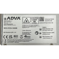 ADVA CORE TRANSPONDER CFP PLUGIN MODULE WCC-PCN-100G 1063700023-01 W TRANSCEIVER