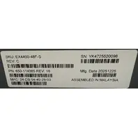 JUNIPER NETWORKS EX4400-48F-S 4X UPLINK 10/25GBE 48 PT LAYER 3 ETHERNET SWITCH